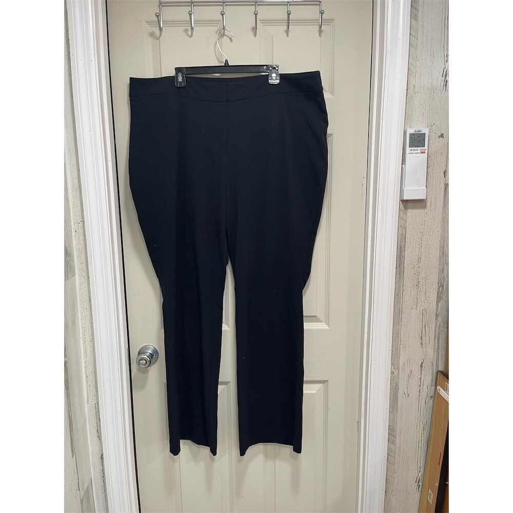 The Limited Dress Pants Womens Size 20W Black Stretch Straight Leg sku661